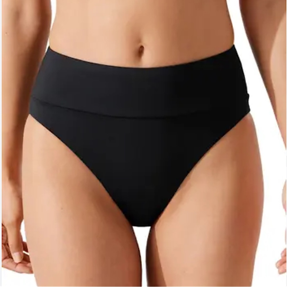 Tommy Bahama Palm Modern High-Waist Bikini Bottoms - Picture 2 of 14